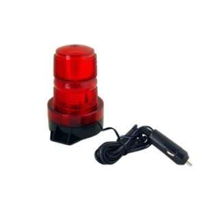  3 Red Warning Strobe Light With Magnetic Base: Automotive