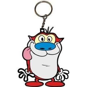  Ren and Stimpy Stimpy Rubber Keychain: Toys & Games