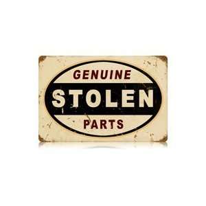  Stolen Parts Metal Sign 