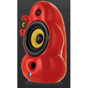  Scandyna Smallpod Audio Speaker Pair   Red Electronics
