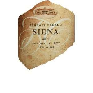  2009 Ferrari Carano Siena Sonoma County 750ml Grocery 