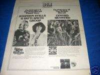 Lynyrd Skynyrd   British Biscuit 1976 Ad Stephen Stills  