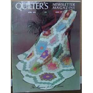  Quilters Newsletter Magazine April 1976 Issue 78 Office 