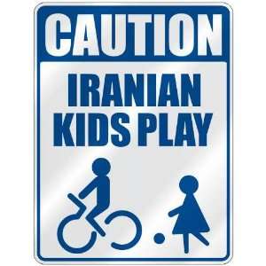     CAUTION IRANIAN KIDS PLAY  PARKING SIGN IRAN: Home Improvement