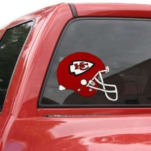  Kansas City Chiefs 12 Window Helmet Cling: Sports 