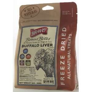  Bravo! NEW Freeze Dried Buffalo Liver Treats: Pet Supplies