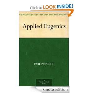 Applied Eugenics: Paul Popenoe, Roswell Hill Johnson:  