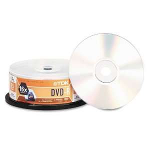  TDK 16X DVD R Media 50 Pack in Cake Box: Office Products