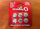 New Lot 6 The Screaming O AG10 Button Cell Replacement Batteries