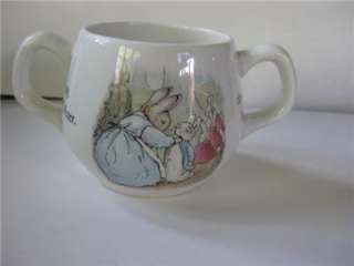 Wedgwood Beatrix Potter Peter Rabbit 2 handle Child Cup  