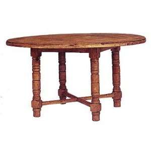 Sonora Pine Wood Round Table:  Home & Kitchen