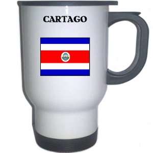  Costa Rica   CARTAGO White Stainless Steel Mug 