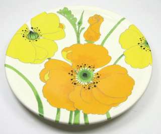 Metlox Wild Poppy Poppytrail Bread/ Desert Plates  