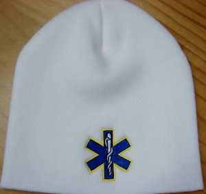 EMT EMS STAR OF LIFE BEANIE SKULL WATCH CAP. *7 DESIGNS FOR YOU TO 