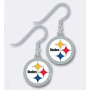 Pittsburgh Steelers Logo J hook Earrings: Sports 