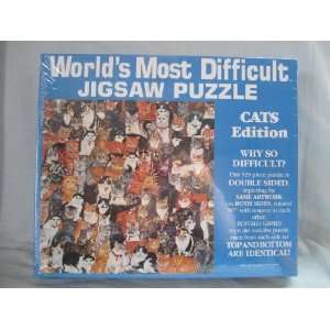   Most Difficult Jigsaw Puzzle  Cats Edition  Double Sided   529
