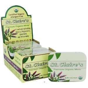  St. Claires Organics   Premium Organic Mints   1.5 oz 