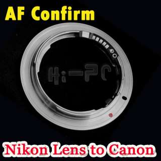 AF Confirm Nikon AI Lens to Canon EOS Mount Adapter  