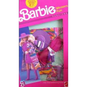  Barbie Western Fun Fashions (1989): Toys & Games