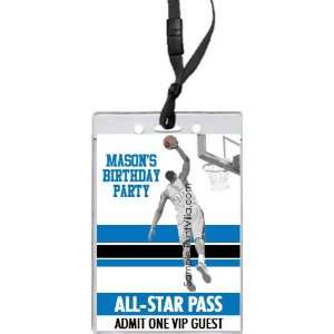   Orlando Magic Colored Dunk All Star Pass Invitation 
