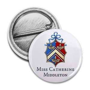  Miss Catherine Middleton Coat of Arms Royal Wedding 1 inch 