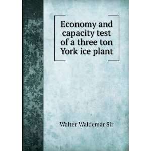  Economy and capacity test of a three ton York ice plant 