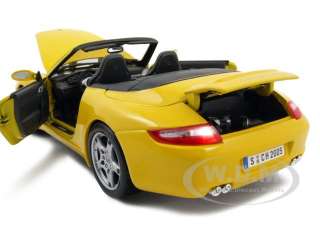   18 scale diecast car model of porsche 911 997 carrera s cabrio die