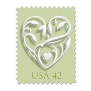  Wedding Hearts pane of 20 x 42 cent us U.S. Postage Stamps 