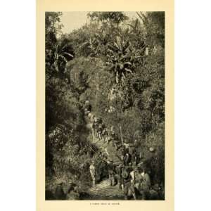1901 Print Cavite Philippines Gorge Trail Pioneers Explorers Jungle 