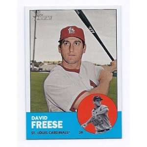  2012 Topps Heritage #130 David Freese St. Louis Cardinals 