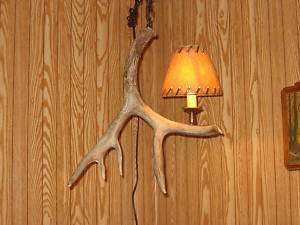 Mule Deer Antler Hanging Lamp, lighting,antlers,rustic  