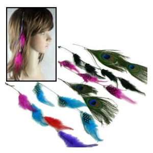 Get 1 Fashion Feather Hair Extension Features Various Feathers, Styles 