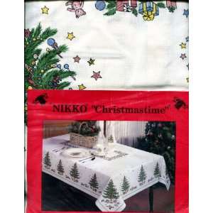 Nikko Christmastime Square Tablecloth 52 X 52