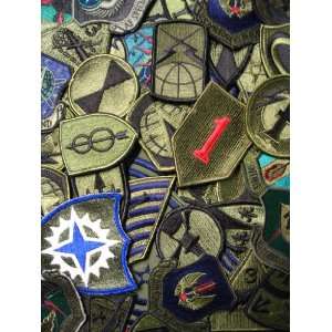   Assorted U.S. Military Army & Air Force Subdued Unit Insignia Patches