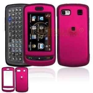  LG Xenon GR500 Cell Phone Hot Pink Rubber Feel Protective 