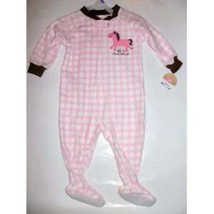   Carters Footed Pajamas Blanket Sleeper   18 Months Polka Dots: Baby