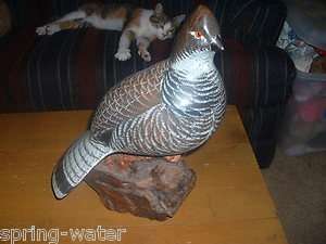 Grouse  superior carving from Big Sky Carvers Boxeman Montana  