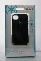 New Speck CandyShell Case for iPhone 4 & 4S Black/peakcock Spk a0796 