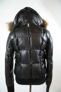 NWT 2011 Mackage Annie Leather Bomber Puffy Jacket S $1100 Sold OUT 