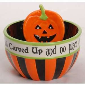   & Bogle Too Cute Too Spook Spooky Pumpkin Bowl Patio, Lawn & Garden