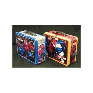 Spiderman Comic Books Yellow Metal Lunch Box *SALE 