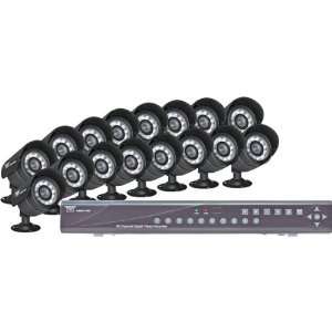  New 16 Channel 8 Camera H.264 DVR Surveillance Kit With D1 