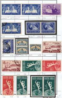 SOUTH AFRICA Collection 315 Different Stamps 1910/2000  