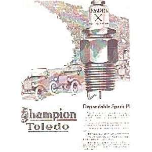  1917 champion spark plugs ad: Patio, Lawn & Garden