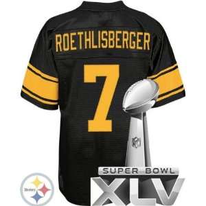 Pittsburgh Steelers #7 Ben Roethlisberger Jerseys Black,Yellow Number 