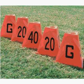  Football Field Equipment Sideline/endzone Markers   Poly Flag 