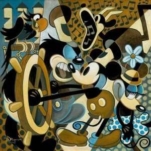   And Music   Disney Fine Art Giclee by Tim Rogerson: Home & Kitchen