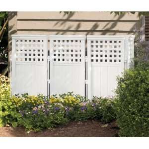   Suncast Outdoor Screen Enclosure 4 Panels White Patio, Lawn & Garden
