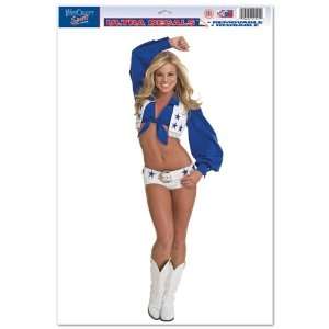   CHEERLEADER OFFICIAL ULTRA DECAL WINDOW CLING: Sports & Outdoors