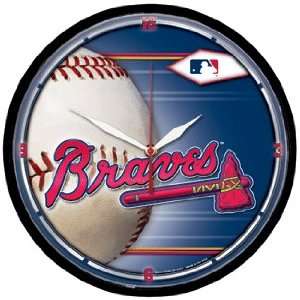 MLB Atlanta Braves Team Logo Wall Clock *SALE*:  Sports 